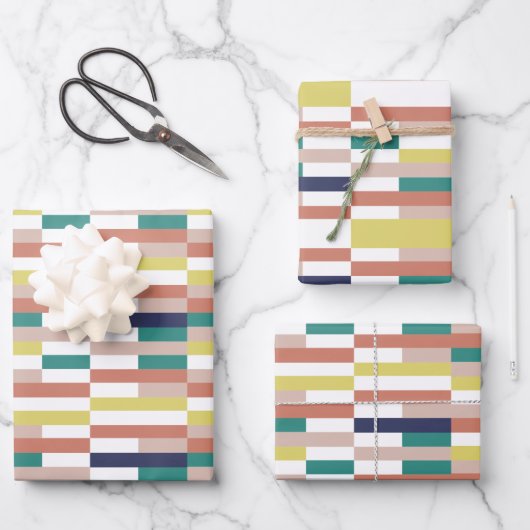 数々のラッピング紙フラットシートセット3 ラッピングペーパーシート (正面)