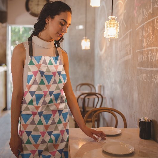 数々の三角形 エプロン
