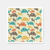 数々の亀 スタンダードカクテルナプキン (正面)