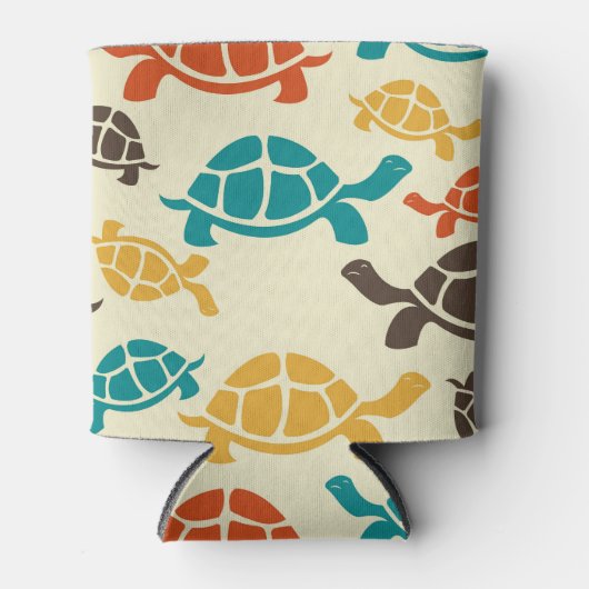 数々の亀 缶クーラー (正面)