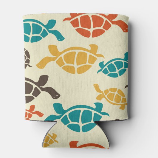 数々の亀 缶クーラー (裏面)