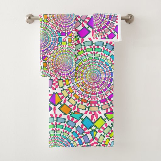 数々の円 バスタオルセット (インサイチュ)