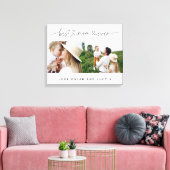 数々の写モダン真タイポグラフィ最高の母 キャンバスプリント (インサイチュ (リビング))