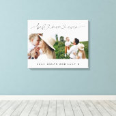 数々の写モダン真タイポグラフィ最高の母 キャンバスプリント (インサイチュ (ウッドフロア))