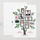 数々の写真の休日カード 招待状 (正面/裏面)