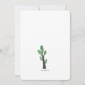 数々の写真の休日カード 招待状 (裏面)