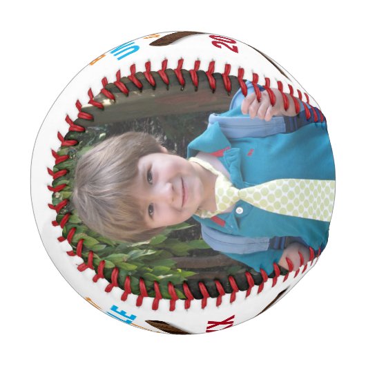 数々の写真カスタム最高の叔父 野球ボール (正面左)