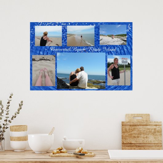 数々の写真パーソナライズされたポスター ポスター (キッチン)