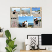 数々の写真パーソナライズされたポスター ポスター (ホームオフィス)