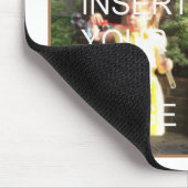 数々の写真パーソナライズされたNanny緑葉の マウスパッド (コーナー)