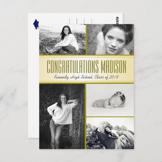 数々の写真娘たち ポストカード (正面/裏面)