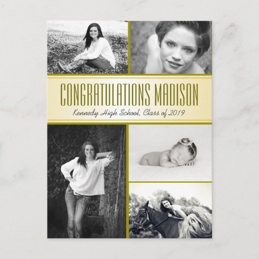 数々の写真娘たち ポストカード (正面)