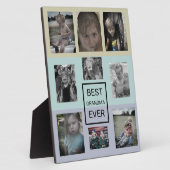 数々の写真最高のおばあちゃん フォトプラーク (側面)