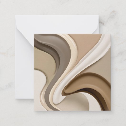 数々の図の目的ノートカースタイリッシュド ノートカード (正面)