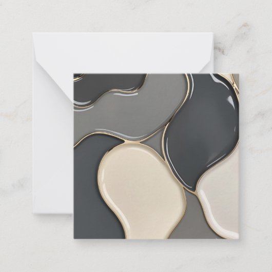 数々の図の目的ノートカースタイリッシュド ノートカード (正面)