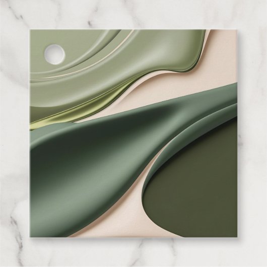 数々の図の目的メッセージカードスタイリッシュ フェイバータグ (正面)