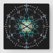 数々の宇宙 スクエア壁時計 (正面)