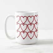 数々の心 コーヒーマグカップ (左)