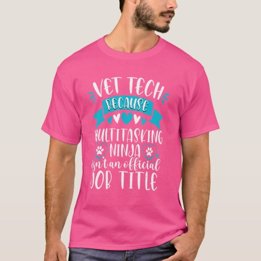 数々の忍者獣医 Tシャツ (正面)