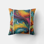 数々の抽象芸術 クッション (裏面)