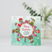 数々の文化的かわいいお洒落小妖精や小人 カード (スタンド正面)