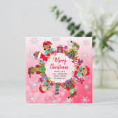 数々の文化的かわいいお洒落小妖精や小人 カード (スタンド正面)