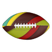 数々の斜めストライプ色 アメリカンフットボール (正面)