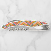 数々の斜めストライプ色 ソムリエナイフ (裏面)