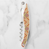 数々の斜めストライプ色 ソムリエナイフ (正面)