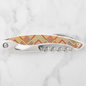 数々の斜めストライプ色 ソムリエナイフ (正面)