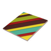 数々の斜めストライプ色 タイル (側面)