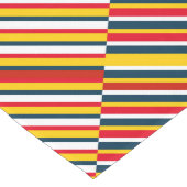 数々の斜めストライプ色 ロングテーブルランナー (コーナー)