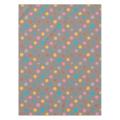 数々の水彩画のドット3 テーブルクロス (正面)