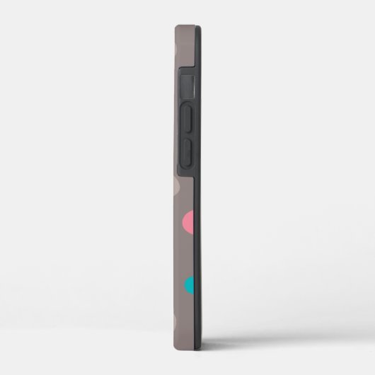 数々の水彩画のドット3 Case-Mate iPhoneケース (裏面 / 左)