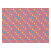 数々の水彩画のドット5 テーブルクロス (正面(横))