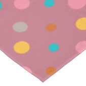 数々の水彩画のドット5 テーブルクロス (アングル)