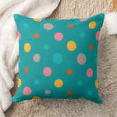 数々の水彩画のドット6 クッション (ブランケット)