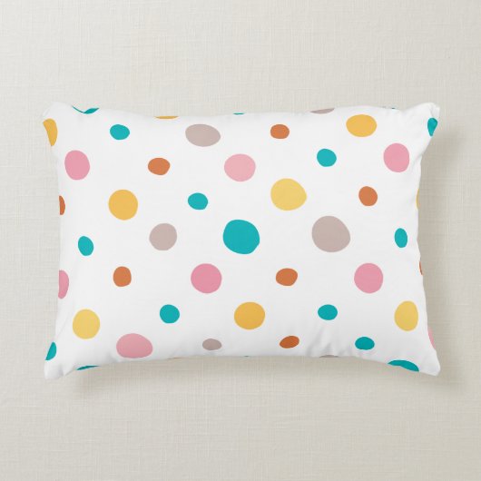 数々の水彩画 アクセントクッション (正面)