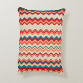 数々の波模様 アクセントクッション (裏面(縦))