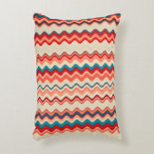 数々の波模様 アクセントクッション (正面(垂直))