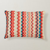 数々の波模様 アクセントクッション (裏面)