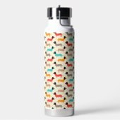 数々の犬模様 ウォーターボトル (左面)