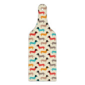 数々の犬模様 カッティングボード (正面)