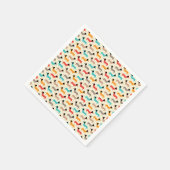 数々の犬模様 スタンダードカクテルナプキン (角)
