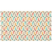 数々の犬模様 テーブルクロス (正面(横))