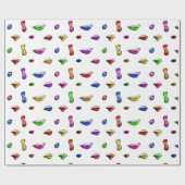 数々の登山ホールド包装紙 ラッピングペーパー (フラット)