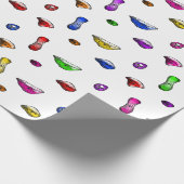 数々の登山ホールド包装紙 ラッピングペーパー (角)