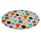 数々の白い背景の小石 カッティングボード (角)