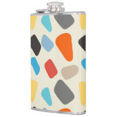 数々の白い背景の小石 フラスク (左)