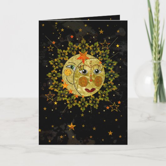 数々の目的，太陽，月，星，抽象芸術, 空白の カード (正面)